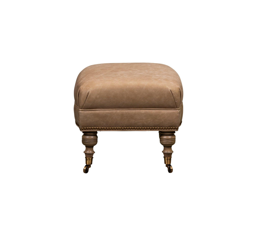 Olivia & Quinn Corrine Ottoman in Collins Celadon