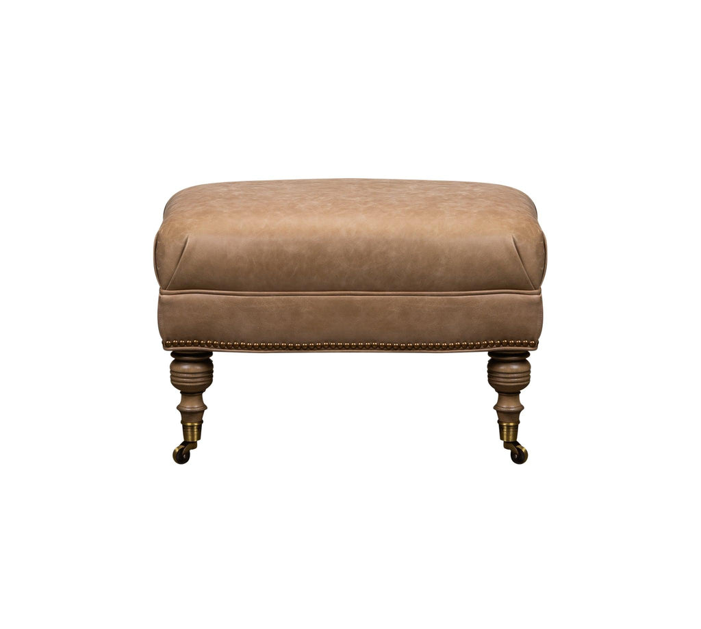 Olivia & Quinn Corrine Ottoman in Collins Celadon