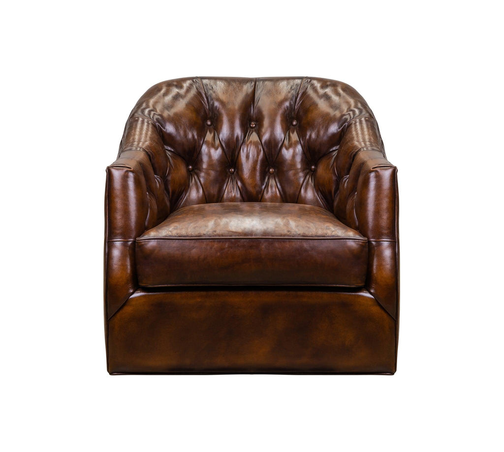 Olivia & Quinn Brighton Swivel Chair in Richmond Lager