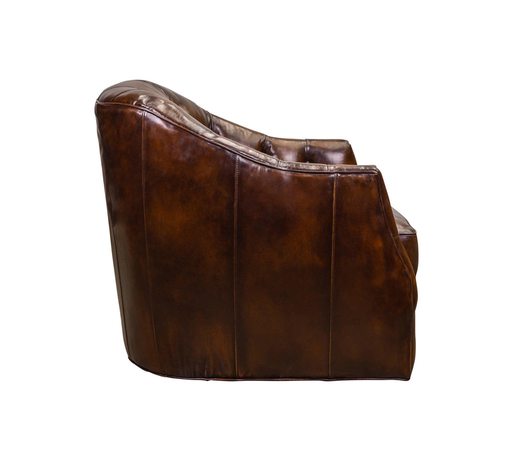 Olivia & Quinn Brighton Swivel Chair in Richmond Lager