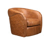 Olivia & Quinn A'Buzz Swivel Chair In Saddlebag Ale