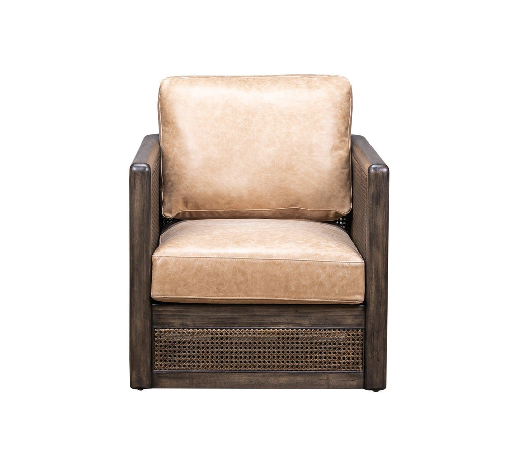 Olivia & Quinn Nassau Swivel Chair in Collins Celadon