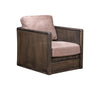 Olivia & Quinn Nassau Swivel Chair In Hepburn Taupe