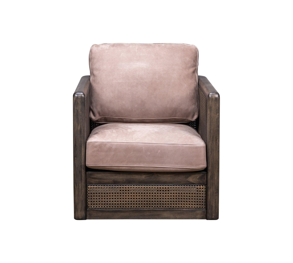 Olivia & Quinn Nassau Swivel Chair in Hepburn Taupe