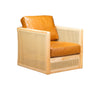 Olivia & Quinn Nassau Swivel Chair In Mccann Honey