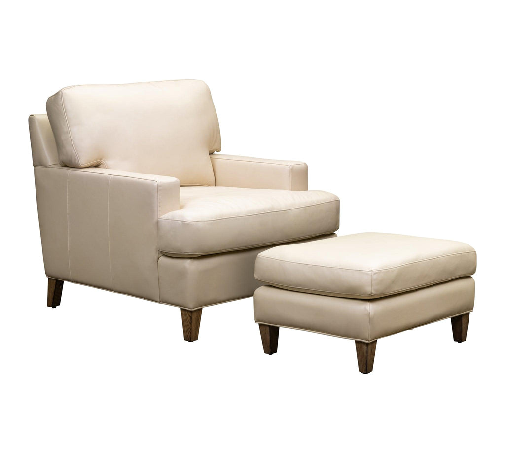 Olivia & Quinn Redding Ottoman in Ashland Pearl