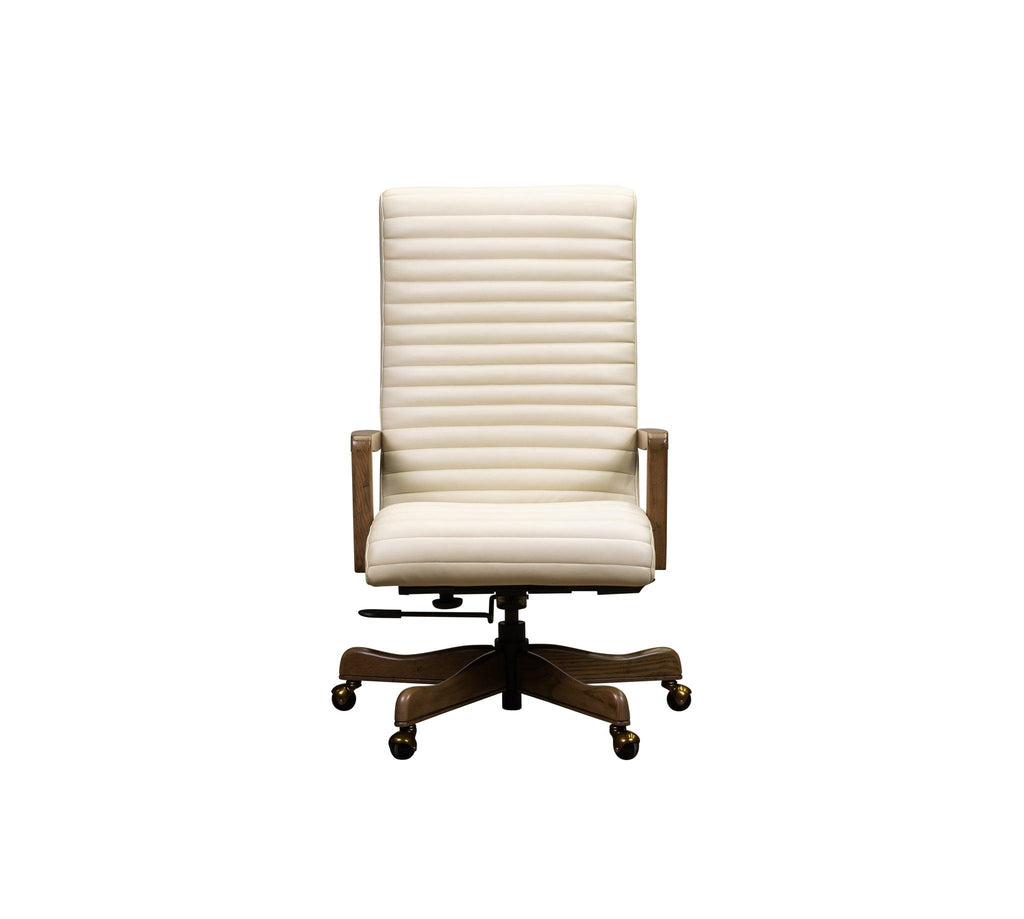 Olivia & Quinn Kenan Executive Swivel Chair in Ashland Pearl