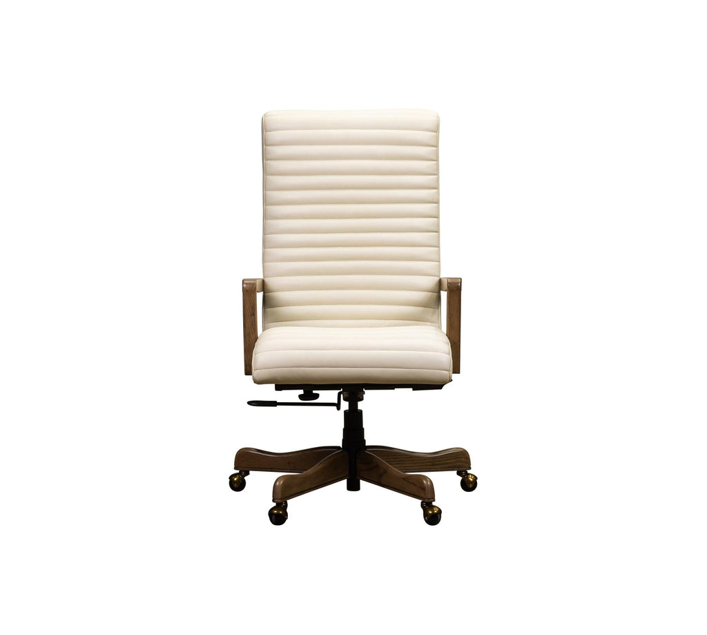 Olivia & Quinn Kenan Executive Swivel Chair in Ashland Pearl