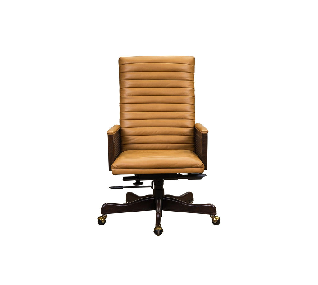 Olivia & Quinn Montauk Executive Swivel Chair in Murray Camel