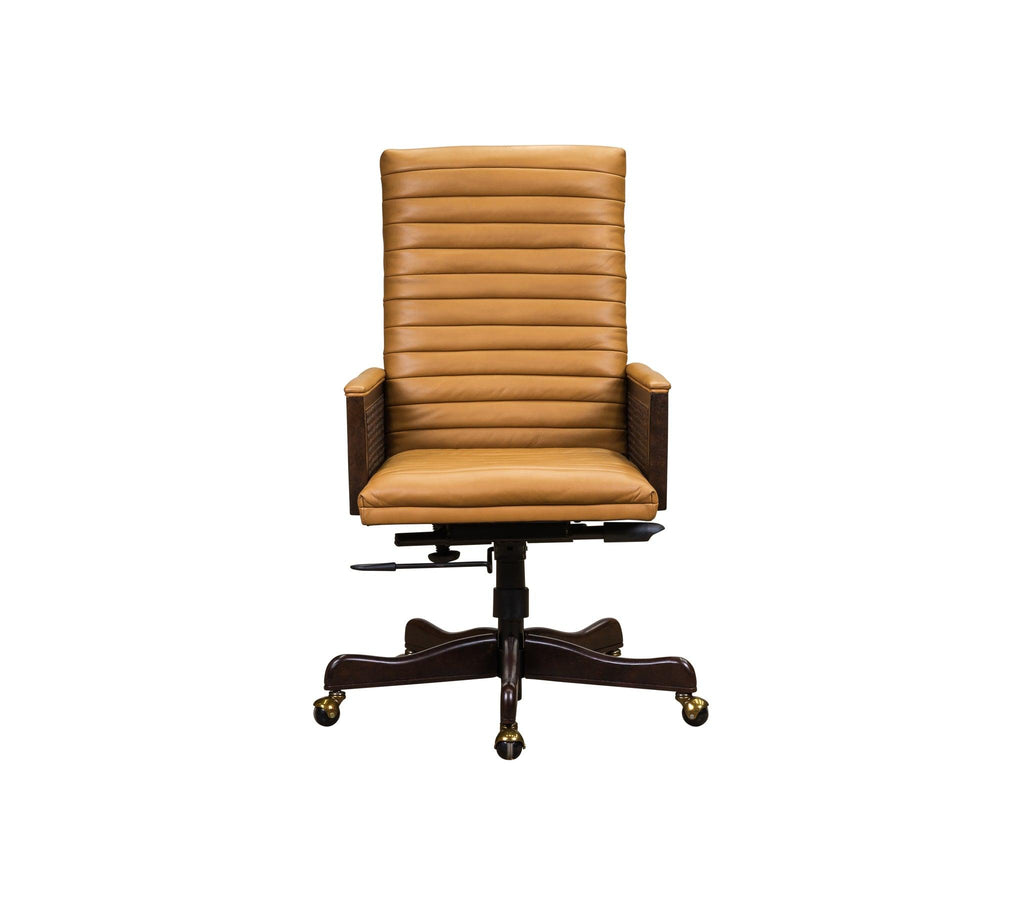 Olivia & Quinn Montauk Executive Swivel Chair in Murray Camel