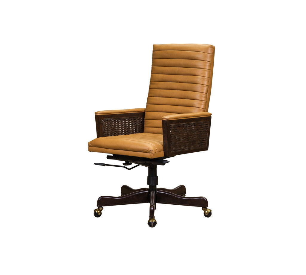 Olivia & Quinn Montauk Executive Swivel Chair in Murray Camel