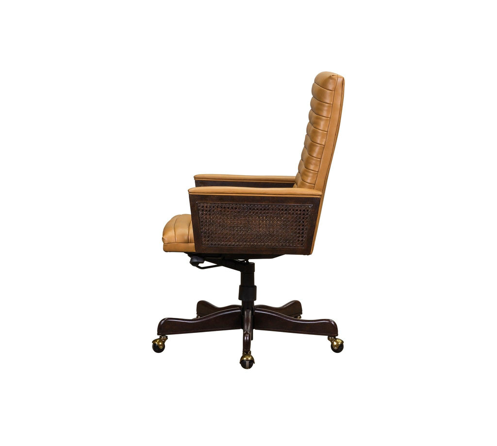 Olivia & Quinn Montauk Executive Swivel Chair in Murray Camel