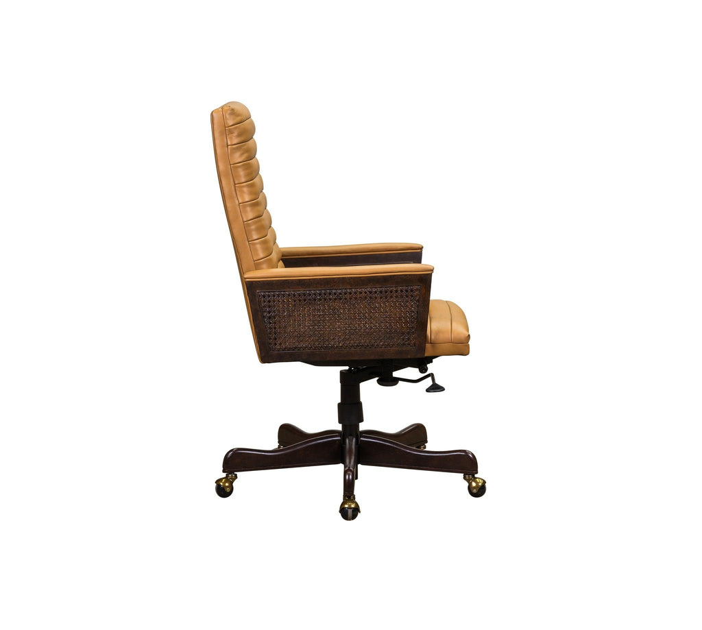 Olivia & Quinn Montauk Executive Swivel Chair in Murray Camel