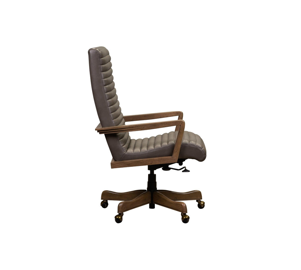 Olivia & Quinn Kenan Executive Swivel Chair in Winsome Fudge