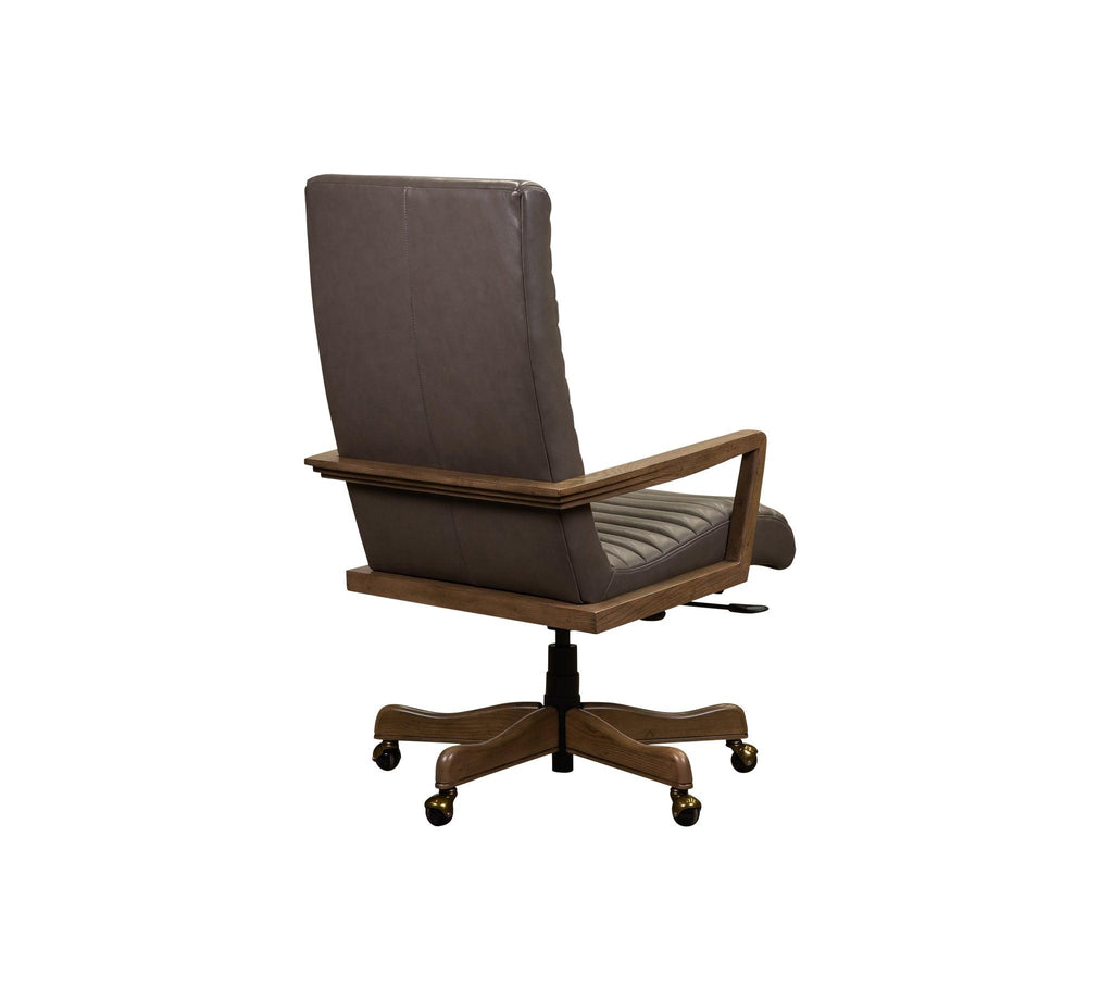 Olivia & Quinn Kenan Executive Swivel Chair in Winsome Fudge