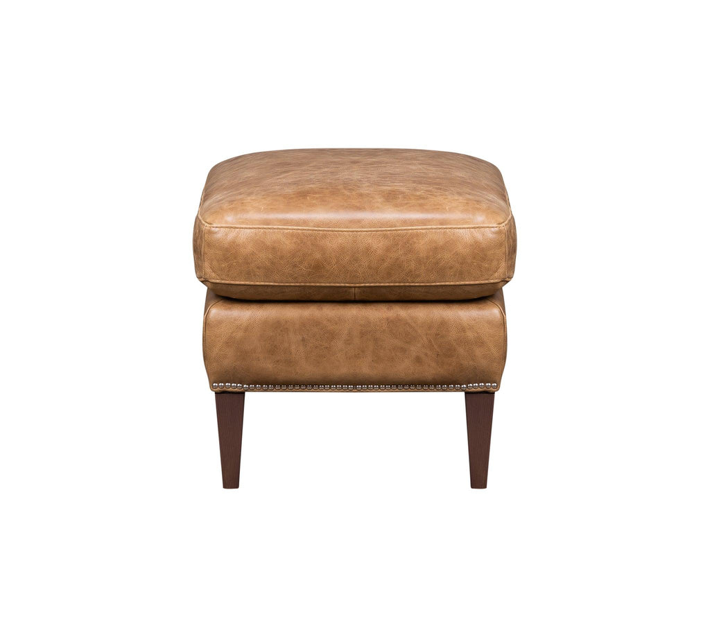 Olivia & Quinn Florence Ottoman in Venerando Umber