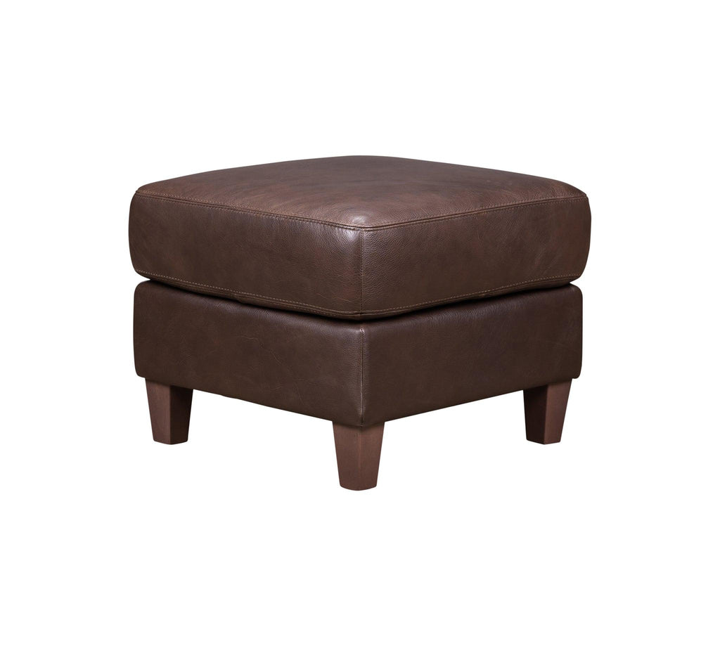 Olivia & Quinn Palermo Ottoman in Junea Mahogany