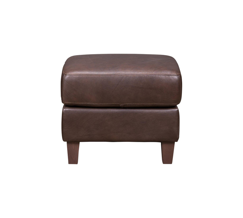 Olivia & Quinn Palermo Ottoman in Junea Mahogany