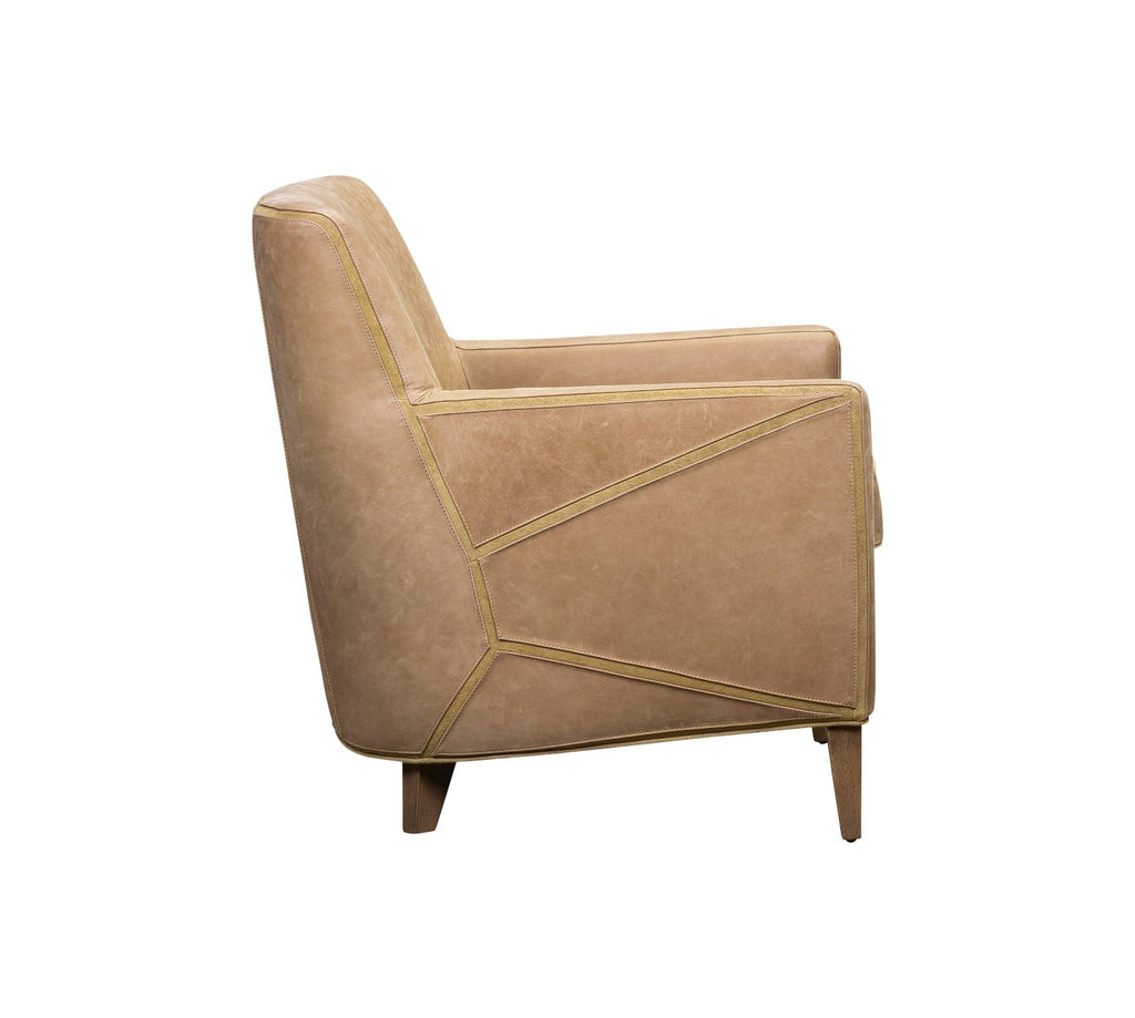 Olivia & Quinn Puzzle Chair in Collins Celadon