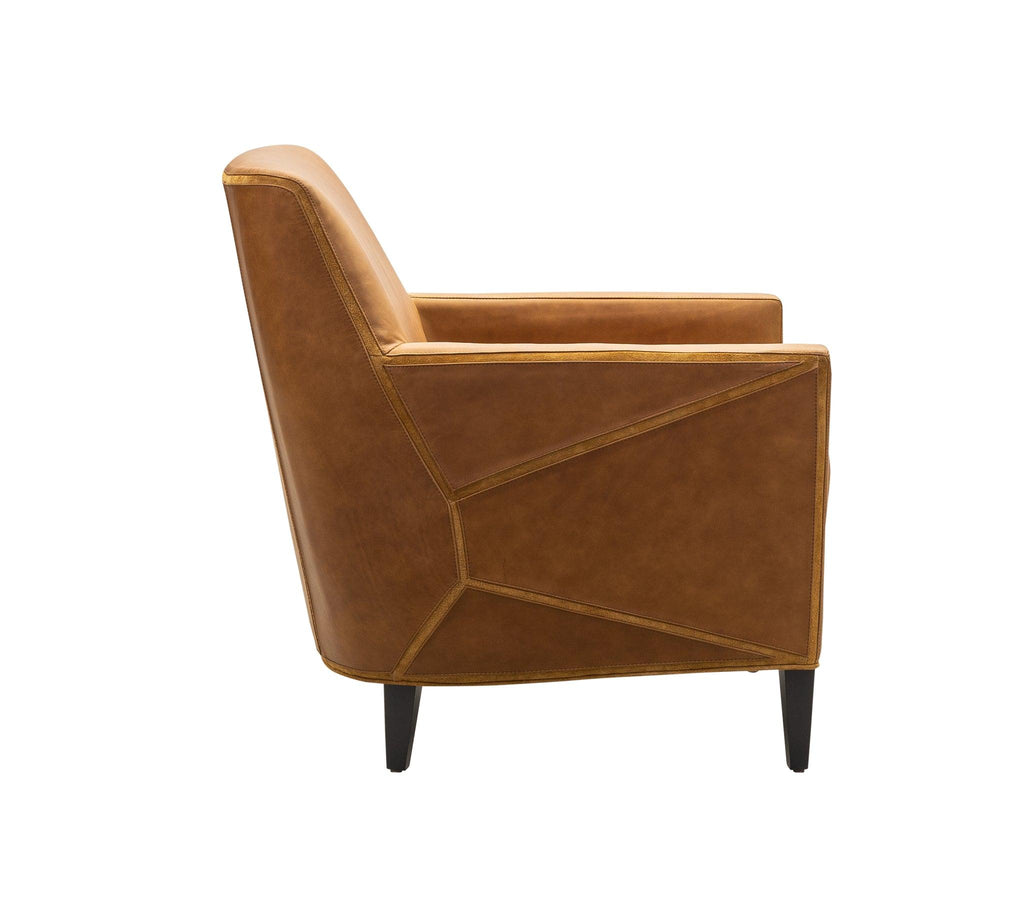 Olivia & Quinn Puzzle Chair in Saddlebag Ale