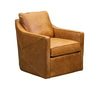 Olivia & Quinn Puzzle Swivel Chair In Saddlebag Ale