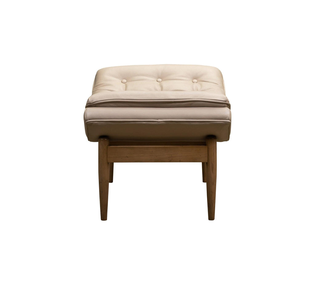 Olivia & Quinn Verona Ottoman in Morgan Flax