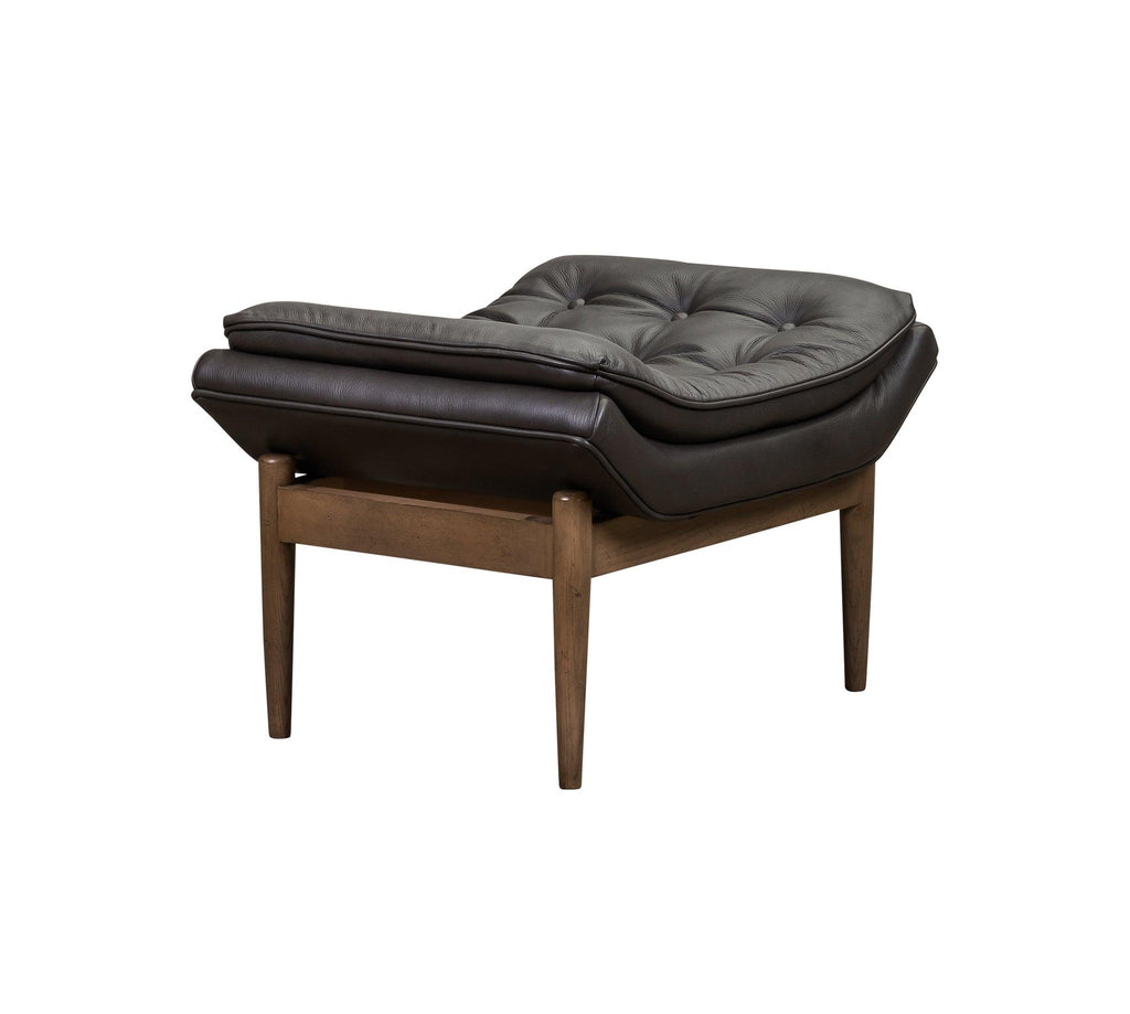 Olivia & Quinn Verona Ottoman in Morgan Lead