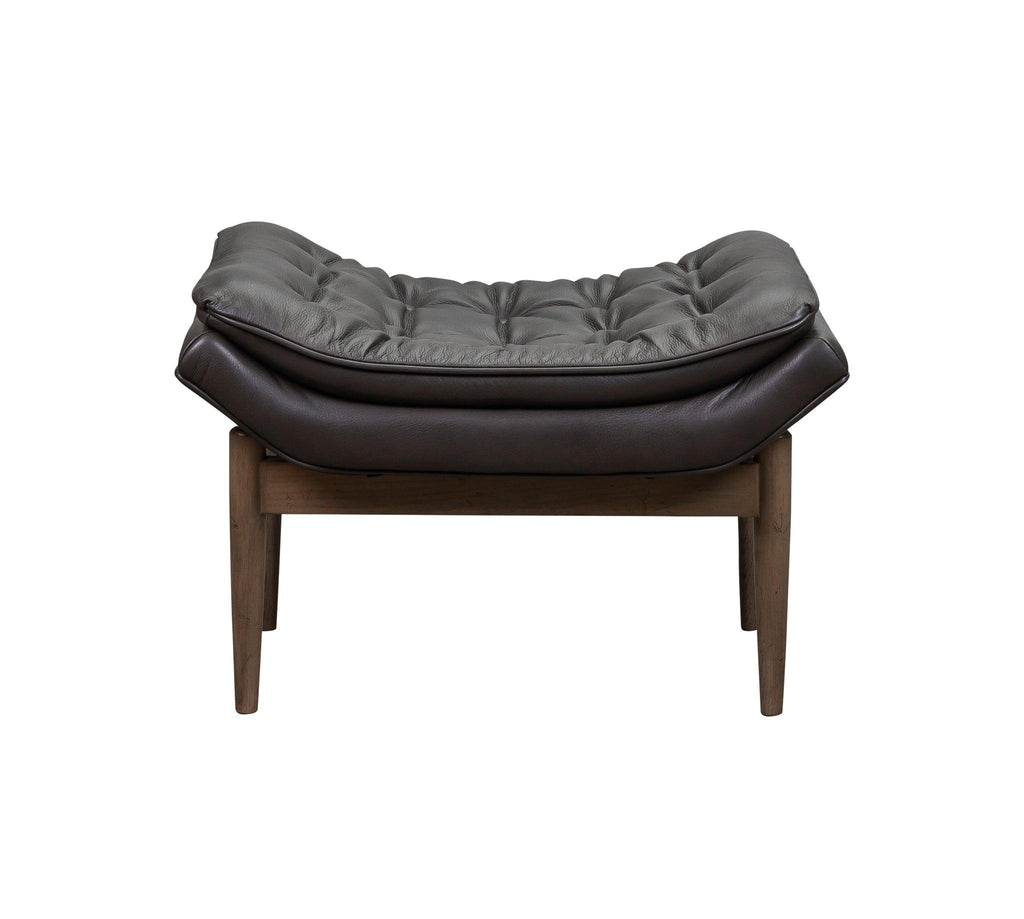 Olivia & Quinn Verona Ottoman in Morgan Lead