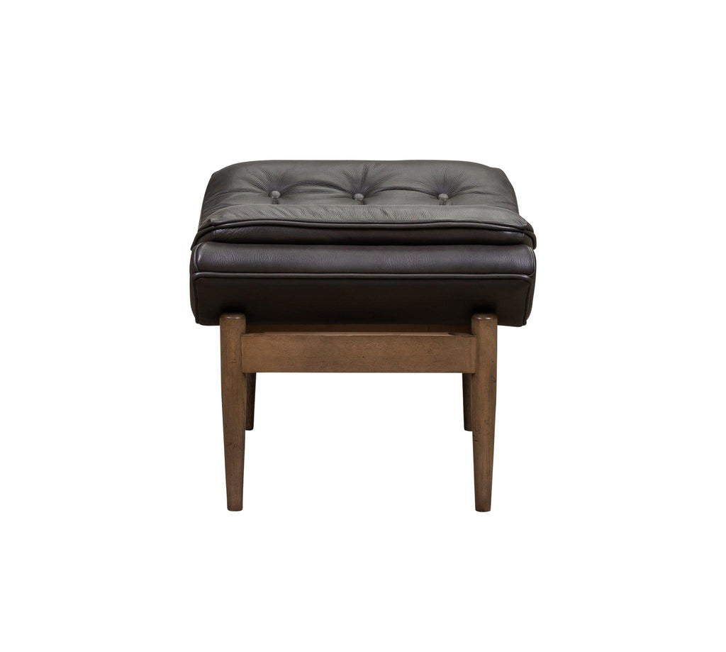 Olivia & Quinn Verona Ottoman in Morgan Lead