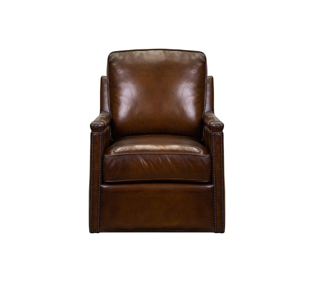 Olivia & Quinn Nina Swivel Chair in Corner Office Latte