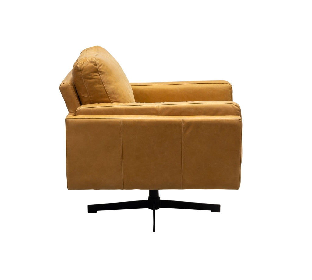 Olivia & Quinn Spencer Swivel Chair in Kudos Chamois