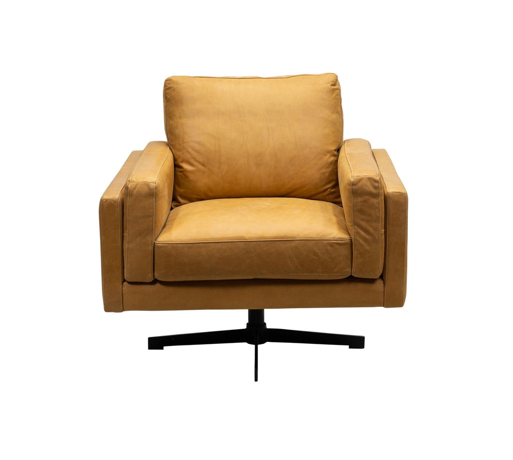 Olivia & Quinn Spencer Swivel Chair in Kudos Chamois