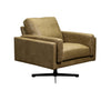 Olivia & Quinn Spencer Swivel Chair In Kudos Seagrass