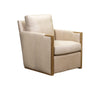 Olivia & Quinn Rebecca Swivel Chair In Kudos Khaki