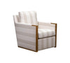 Olivia & Quinn Rebecca Swivel Chair In Spooner Oat W/ Livesmart Protection