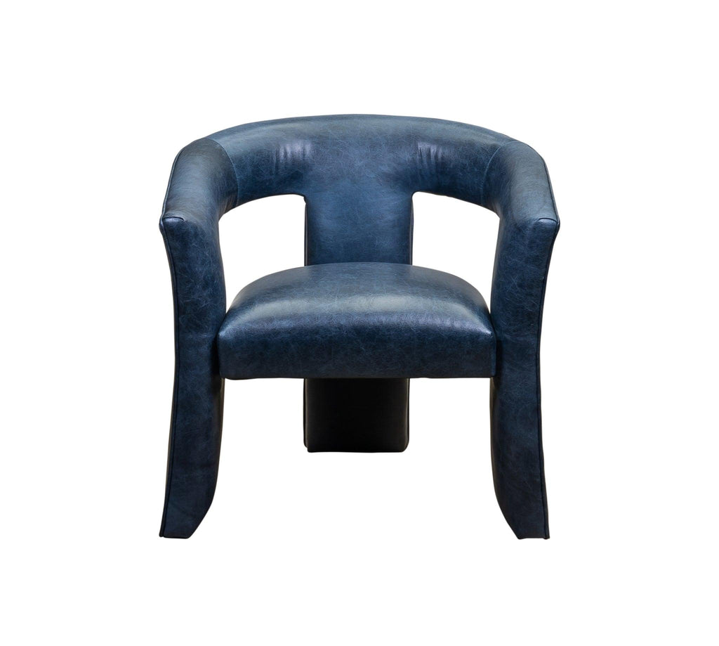 Olivia & Quinn Gramercy Chair in Kardi Sapphire