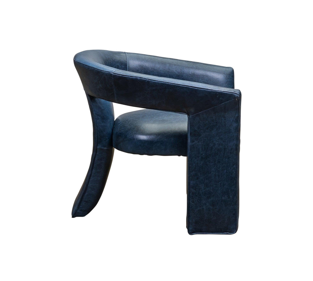 Olivia & Quinn Gramercy Chair in Kardi Sapphire