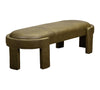 Olivia & Quinn Gramercy Bench Ottoman In Angelina Cactus