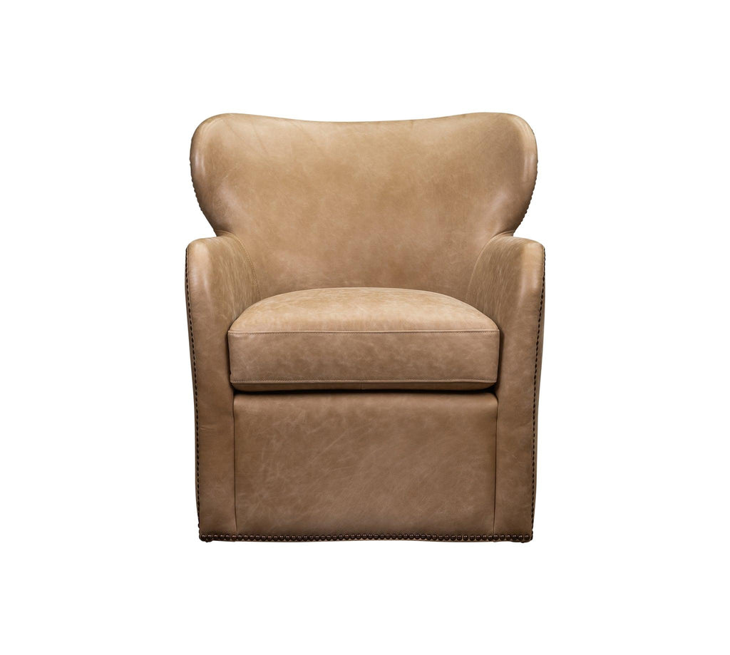 Olivia & Quinn Orleans Swivel Chair in Collins Celadon