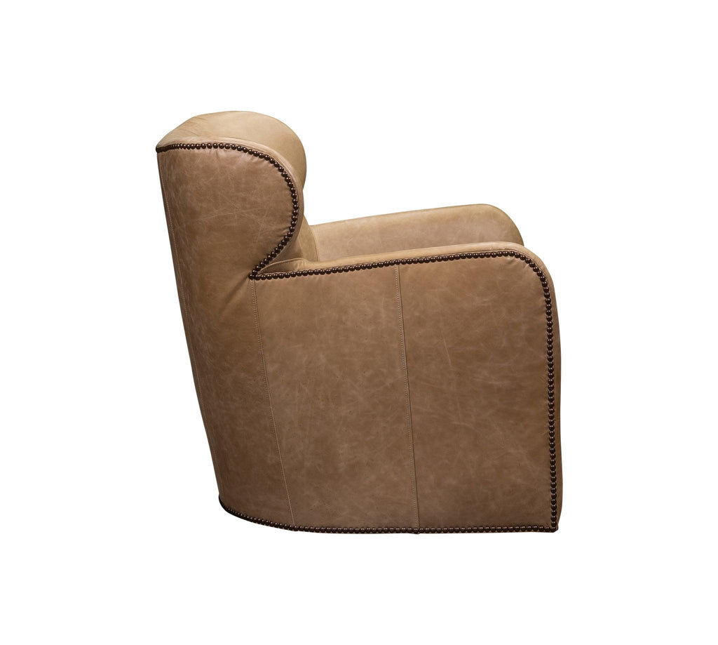 Olivia & Quinn Orleans Swivel Chair in Collins Celadon