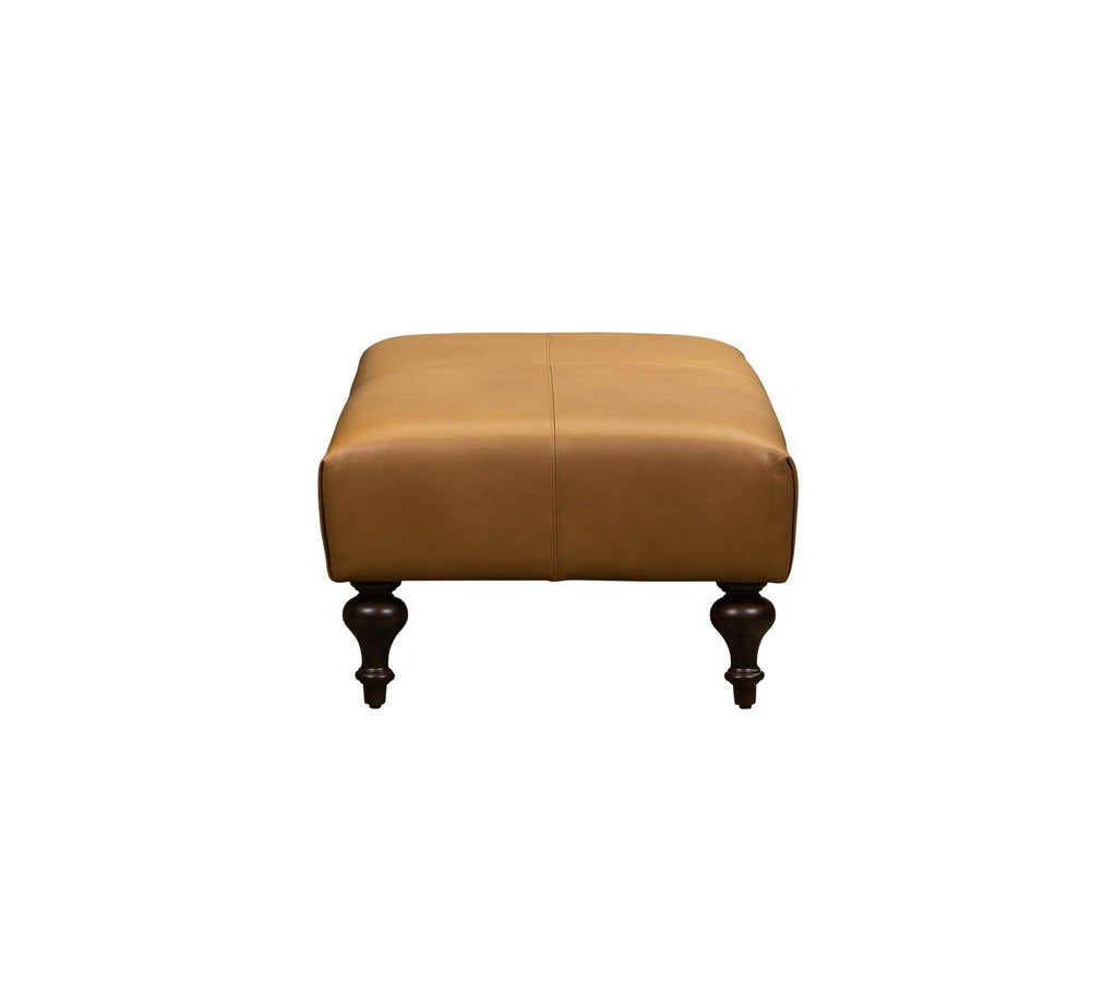 Olivia & Quinn Marcoux  Ottoman in Morgan Caramel