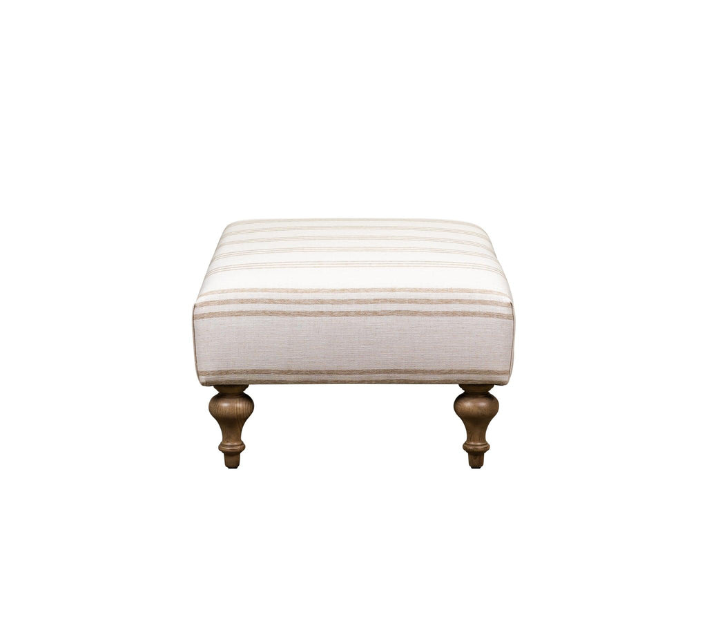 Olivia & Quinn Marcoux  Ottoman in Oat w/ Livesmart Protection