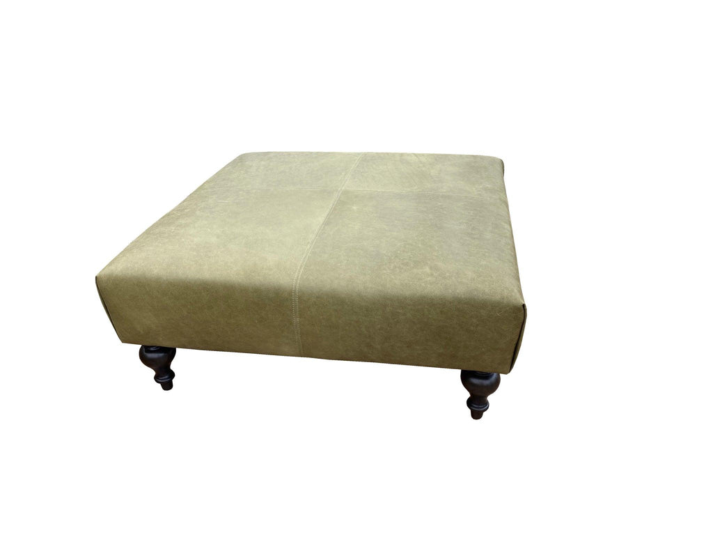 Olivia & Quinn Marcoux  Ottoman in Kudos Seagrass