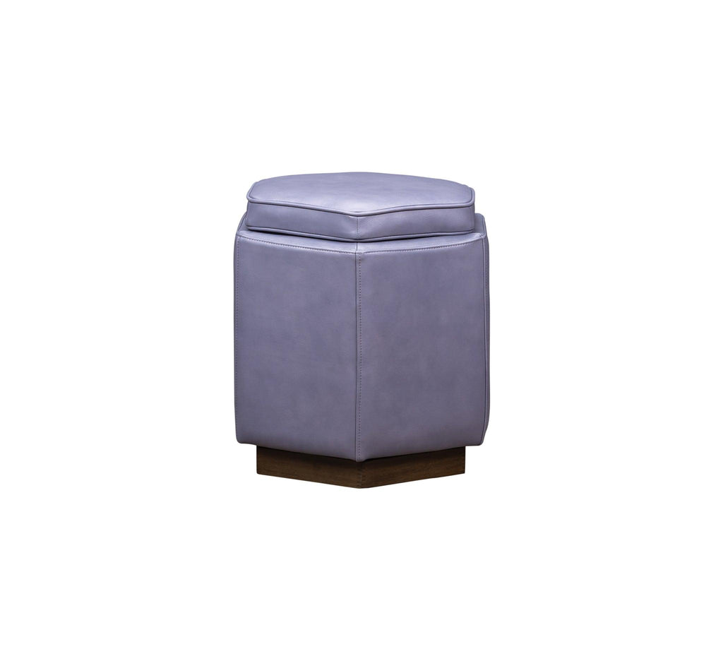 Olivia & Quinn Chit Chat  Swivel Ottoman in Anderson Pebble