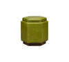 Olivia & Quinn Chit Chat  Swivel Ottoman In Pippa Peridot