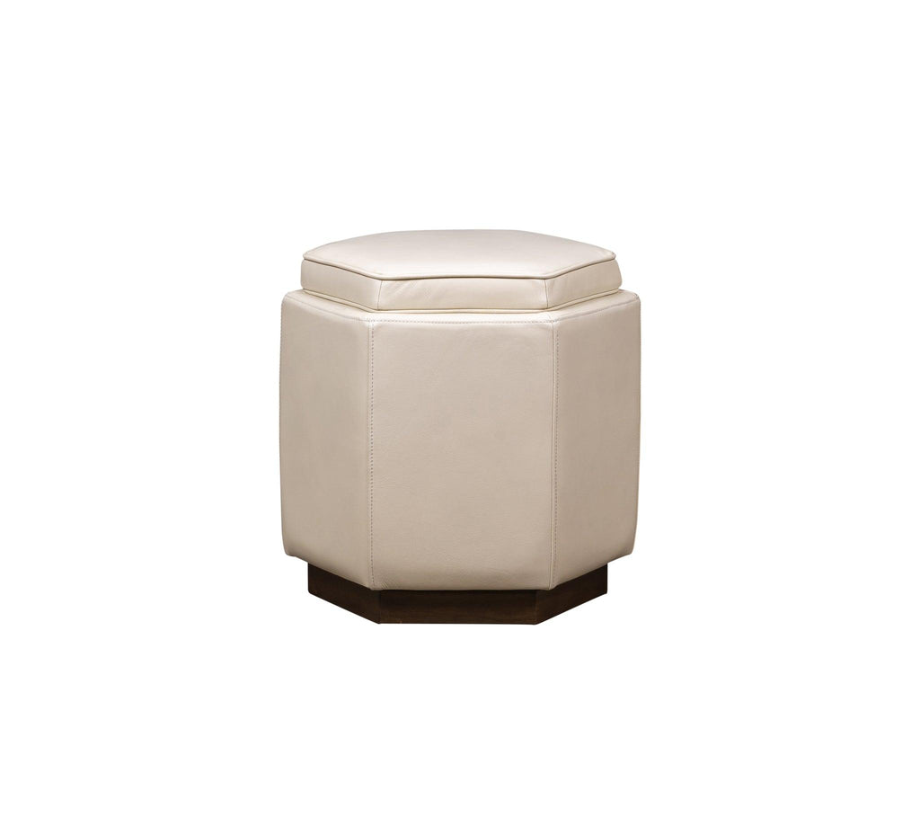 Olivia & Quinn Chit Chat  Swivel Ottoman in Ashland Pearl