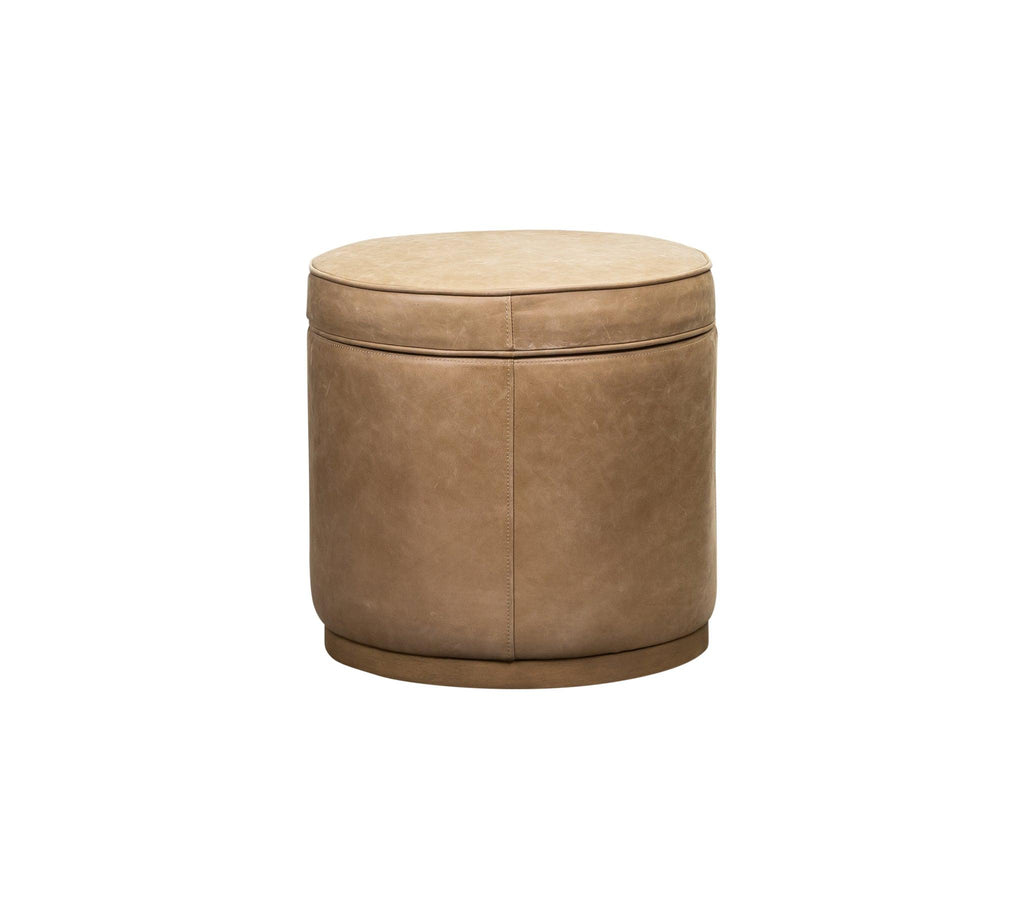 Olivia & Quinn Leg Up  Swivel Ottoman in Collins Celadon