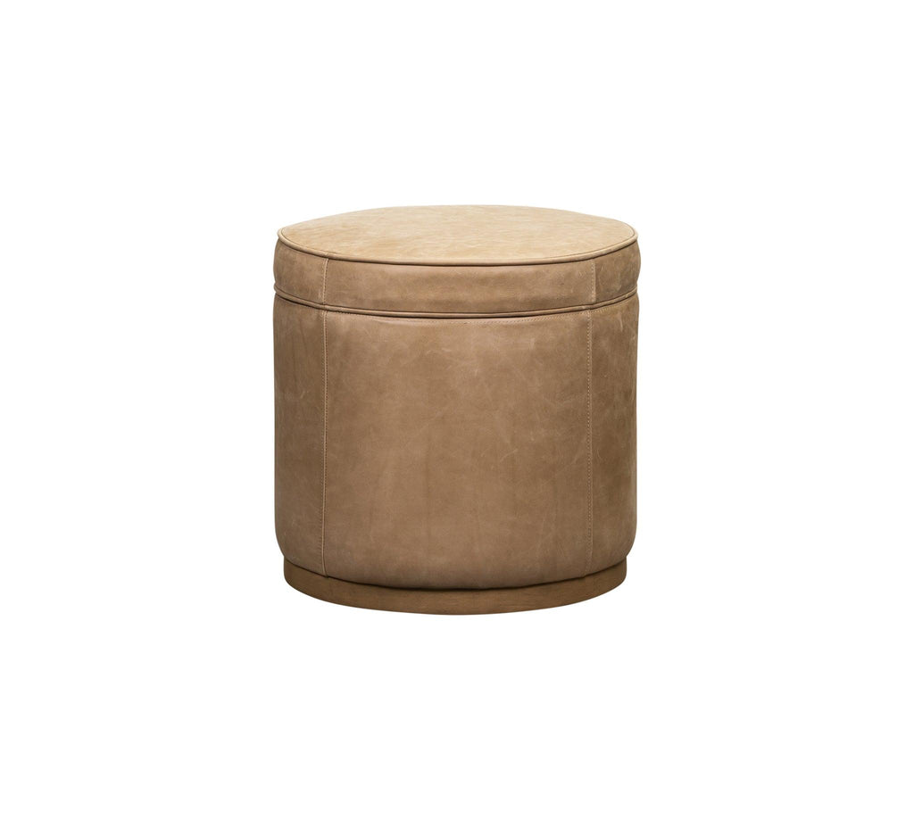 Olivia & Quinn Leg Up  Swivel Ottoman in Collins Celadon