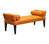 Olivia & Quinn Pimlico Bench In Anniston Tangerine