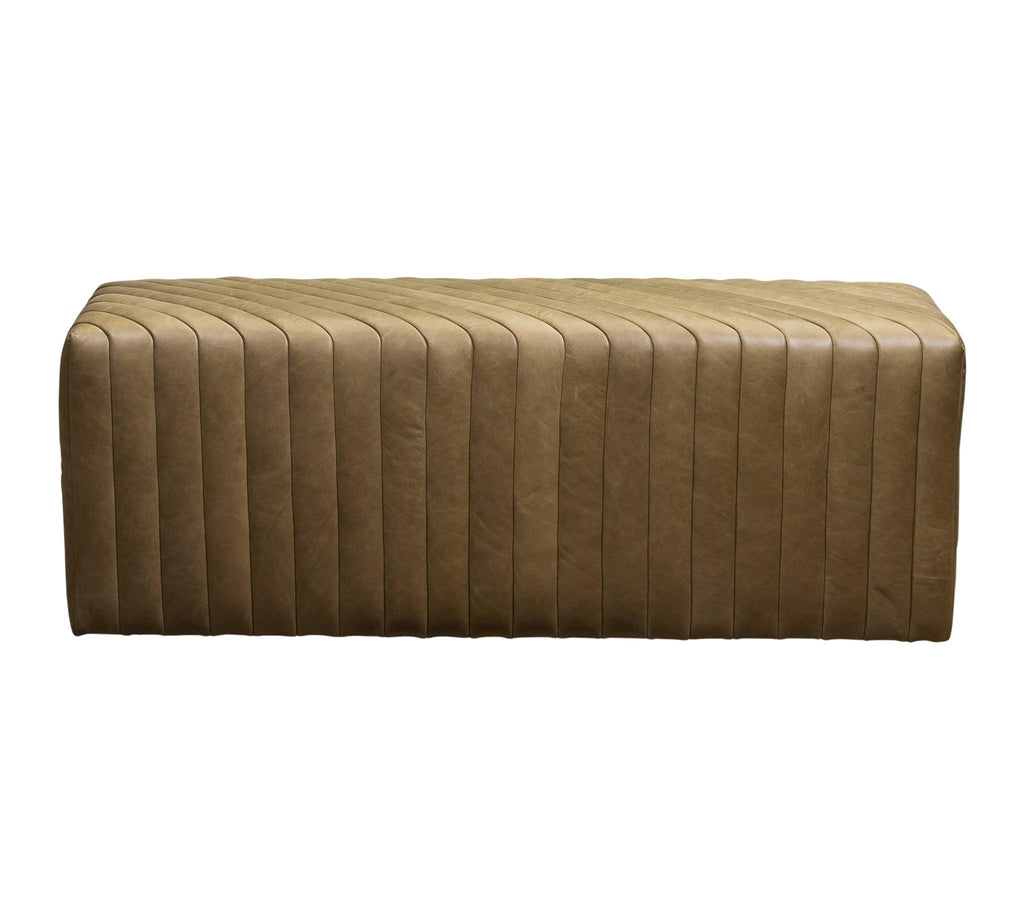 Olivia & Quinn Bryant Bench Ottoman in Kudos Seagrass